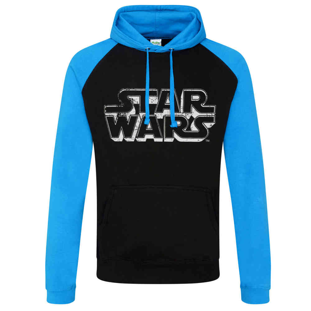 Star Wars Hoodietrui Distressed Logo ZwartBlauw | Attitude Back To The Future Hoodietrui Logo Multicolours | Attitude